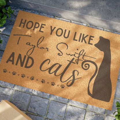 Swift inspired Cat Lover Welcome Mat