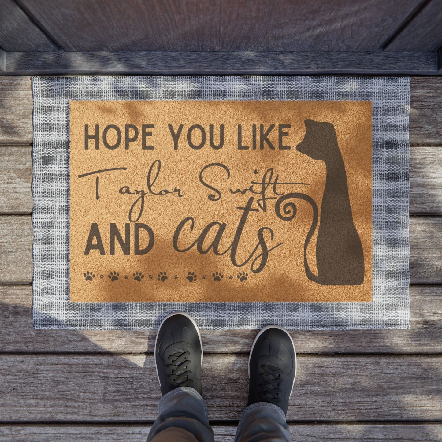 Swift inspired Cat Lover Welcome Mat