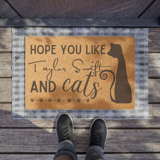 Swift inspired Cat Lover Welcome Mat