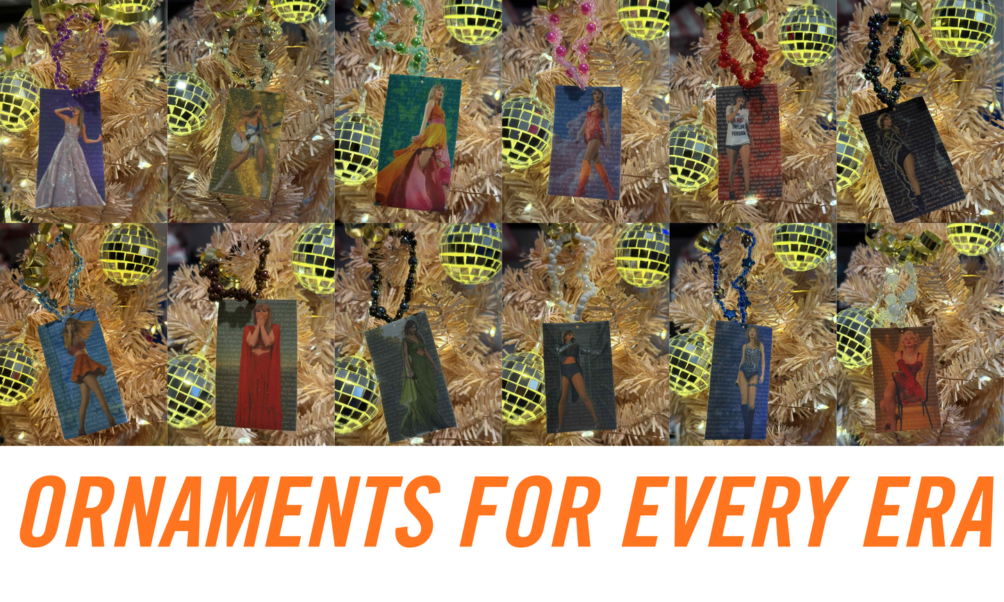 Taylor Swift Eras Christmas Ornaments